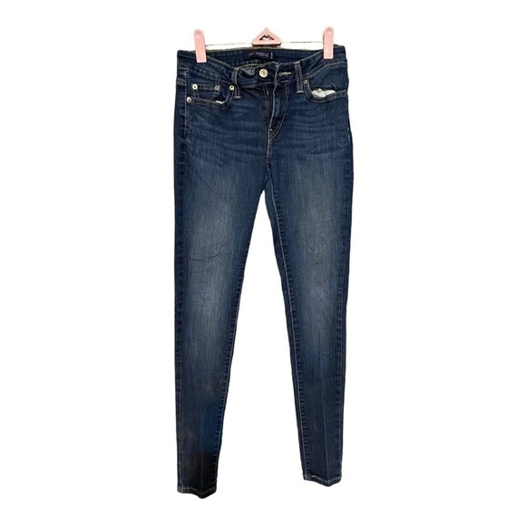 - Junior Women’s Super Low 335 Levi’s Bleu jeans Size 5 M - Picture 1 of 9
